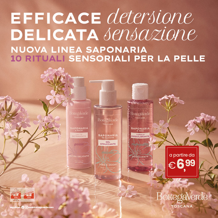 Nuova linea Saponaria di Bottega Verde